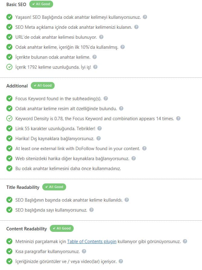 SEO Uyumlu İçerik Nasıl Yazılır? Rank Math Skoru